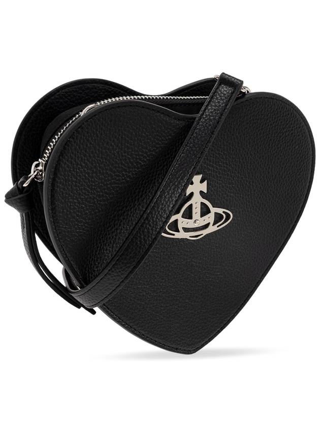 Vivienne Westwood Shoulder Bag Louise Heart, Women's, Black - VIVIENNE WESTWOOD - BALAAN 4