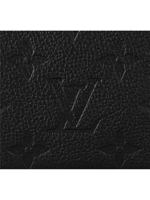 Lisa Monogram Leather Half Wallet Black - LOUIS VUITTON - BALAAN 6