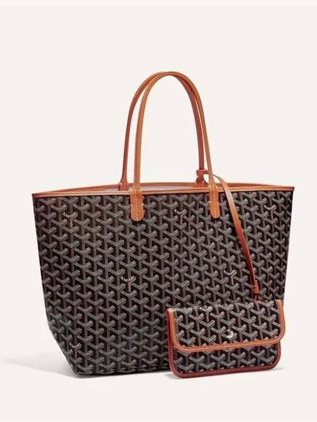 Saint Louis Saint Louis PM Tote Bag Black Tan - GOYARD - BALAAN 2