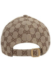 Original GG Base Ball Cap Beige Ebony - GUCCI - BALAAN 11