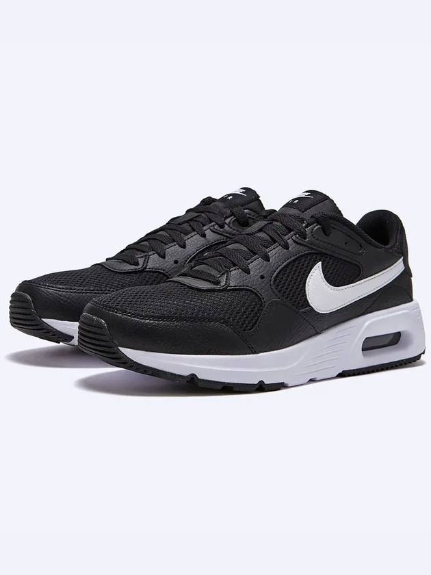 Air Max SC Low Top Sneakers Black White - NIKE - BALAAN 2