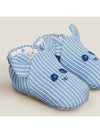 Baby Baby Shoes PASSE PASSE Booties Blue H1099319M - HERMES - BALAAN 4