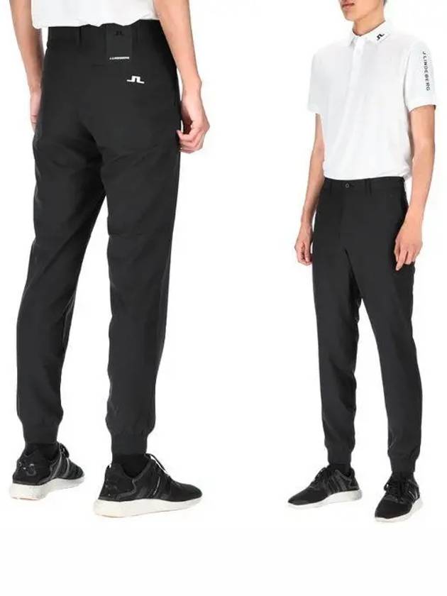 Cuff Mid-Rise Jogger Pants Black - J.LINDEBERG - BALAAN 2