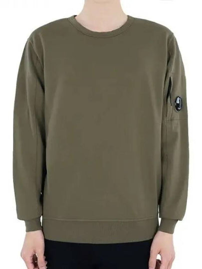 Light Fleece Sweatshirt Green - CP COMPANY - BALAAN 2