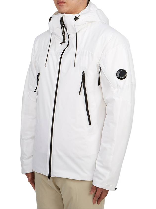 Pro Tech Hooded Jacket Gauze White - CP COMPANY - BALAAN 4