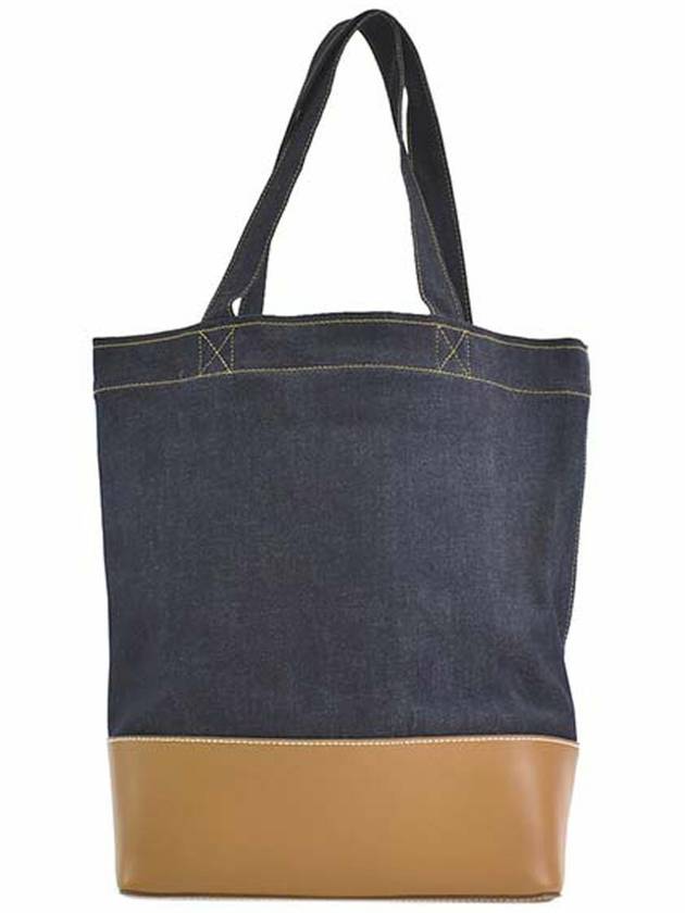 Logo Denim Axelle Tote Bag Navy - A.P.C. - BALAAN 5