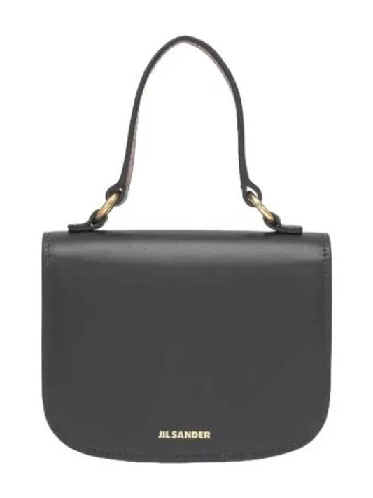 mini logo tote bag black handbag - JIL SANDER - BALAAN 1