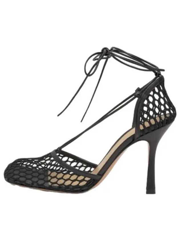 stretch strap sandals black - BOTTEGA VENETA - BALAAN 1