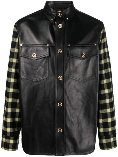 check panel shirt jacket 10102631A07471 - VERSACE - BALAAN 1