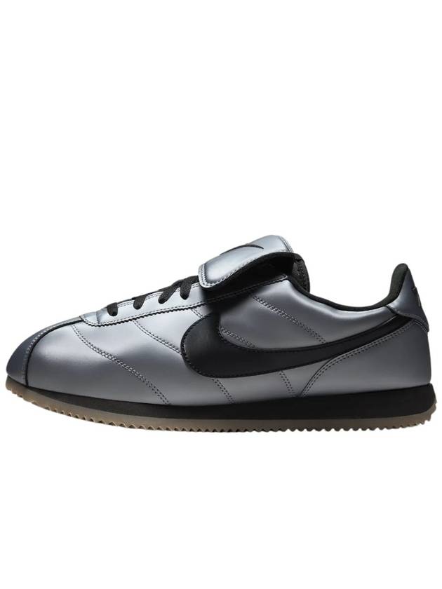 Cortez Leather SE Metallic Cool Gray Black HQ3490 099 - NIKE - BALAAN 2