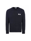 Monochrome Fox Head Patch Classic Sweatshirt Black - MAISON KITSUNE - BALAAN 1