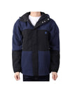 Fox Head Police Blouson Hooded Jacket Ink Blue - MAISON KITSUNE - BALAAN 1