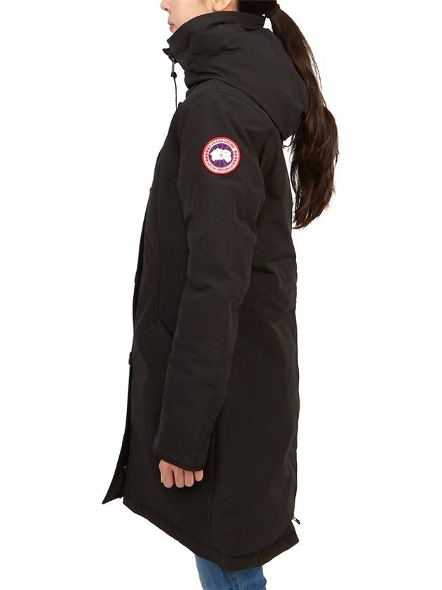 Rossclair Hooded Padding Black - CANADA GOOSE - BALAAN 5