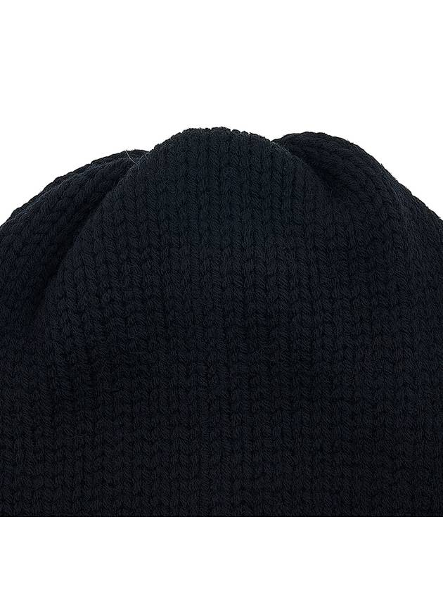 Men's Grenoble Logo Patch Beanie 3B00016 M1131 999 - MONCLER - BALAAN 7