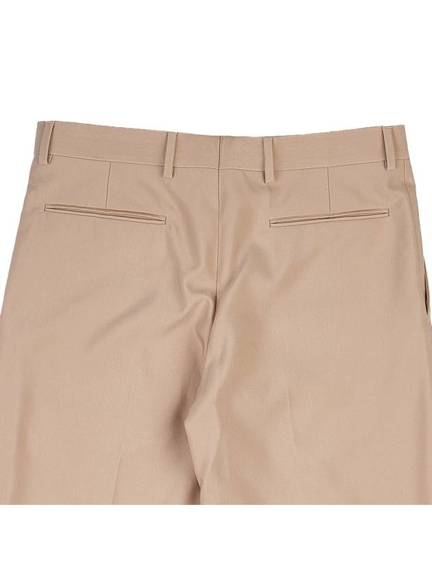 Flare Cotton Slacks Beige - DIOR - BALAAN 7