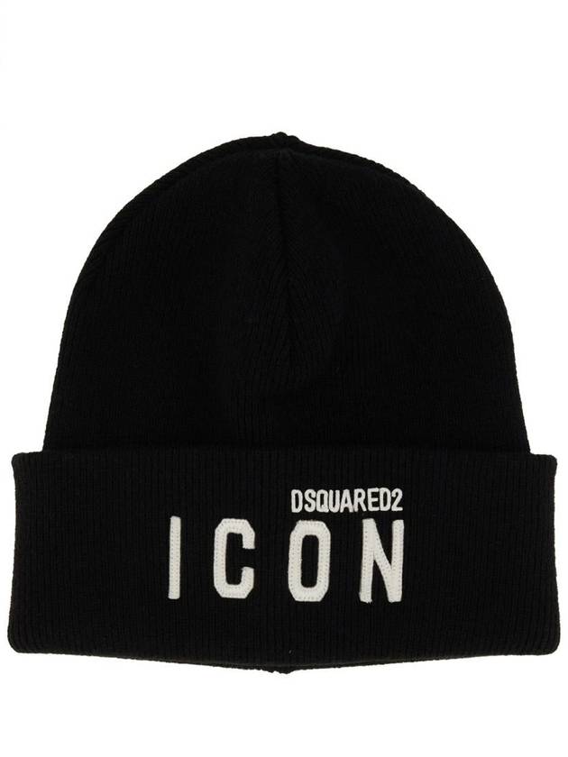 Dsquared2 "Be Icon" Beanie Hat - DSQUARED2 - BALAAN 1