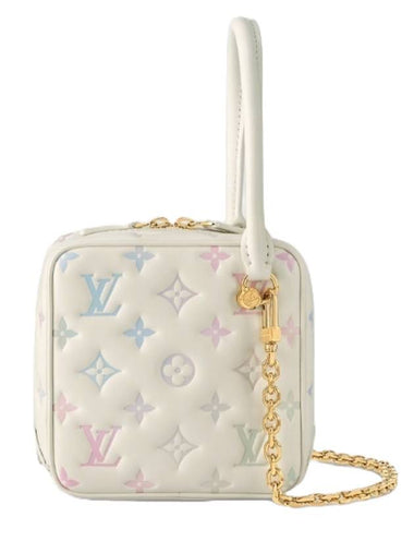 New Square Coussin Shoulder Bag White - LOUIS VUITTON - BALAAN 1