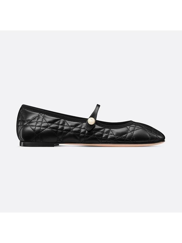 Quilted Cannage Lambskin Ballet Flats Black - DIOR - BALAAN 3