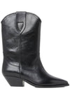 Duerto Ankle Middle Boots Black - ISABEL MARANT - BALAAN 3