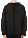 Goggles Logo Hooded Jacket Black - CP COMPANY - BALAAN 3