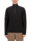 Men's Stormont Half Zip-Up Knit Top Black - CANADA GOOSE - BALAAN 2