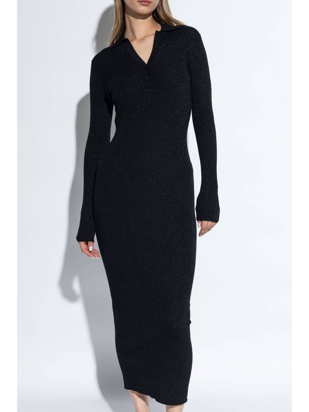 Max Mara Ribbed Dress Frais By Max Mara, Women's, Black - MAX MARA - BALAAN 3