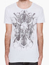 Men's Pearl Buffalo Printing Short Sleeve TShirt S2HJ601I808 - BALMAIN - BALAAN 2