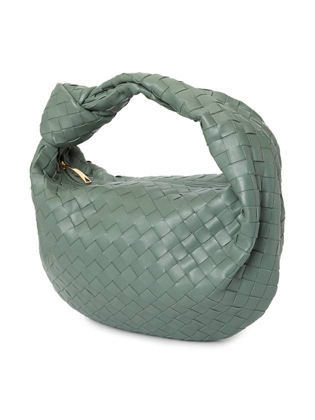 Teen Jodie Intrecciato Leather Tote Bag Green - BOTTEGA VENETA - BALAAN 3