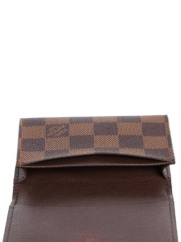 Damier unisex business card wallet flap mini - LOUIS VUITTON - BALAAN 9