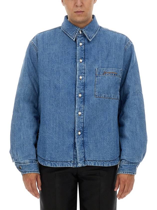 La Chemise Boulanger Long Sleeve Shirt Blue - JACQUEMUS - BALAAN 2