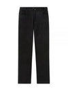 New Sailor Cropped Corduroy Straight Pants Black - A.P.C. - BALAAN 2