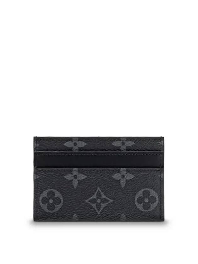 Monogram Eclipse Double Card Wallet Black - LOUIS VUITTON - BALAAN 5