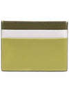 Saffiano Color Block Card Wallet Green - MARNI - BALAAN 5