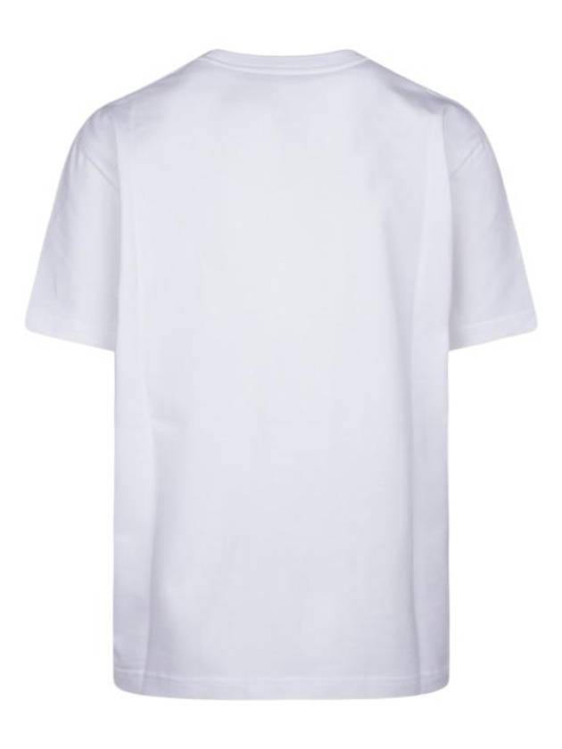 CD Icon Relaxed Fit Organic Cotton Short Sleeve T-Shirt White - DIOR - BALAAN 3