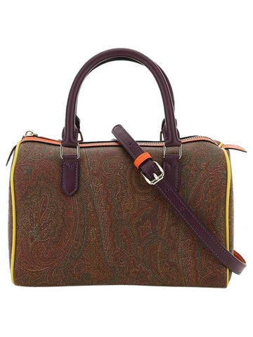 paisley duffel bag brown - ETRO - BALAAN.