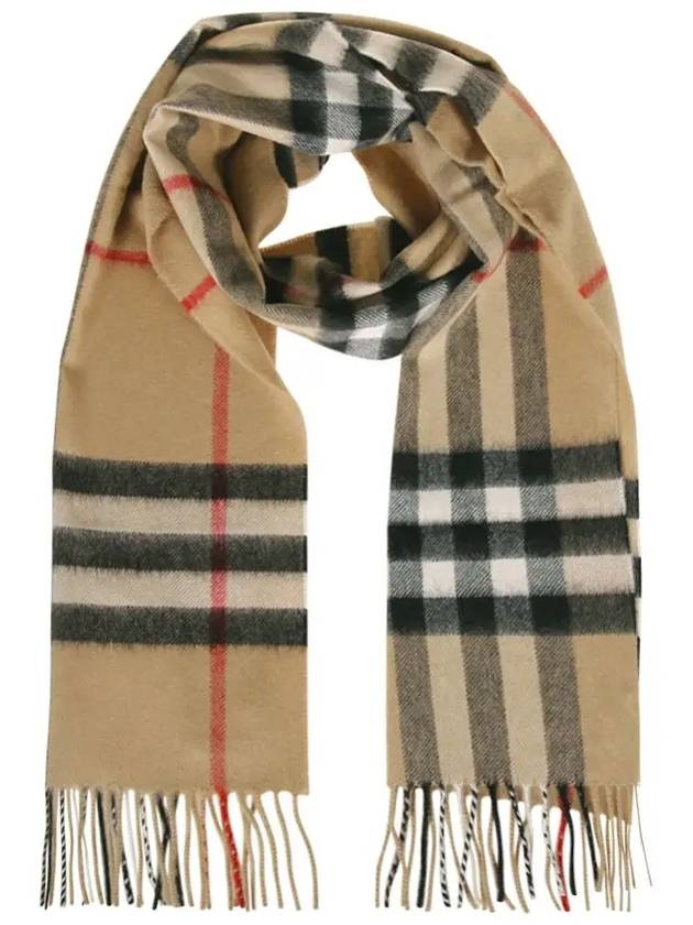 Vintage Check Cashmere Muffler Beige - BURBERRY - BALAAN 3