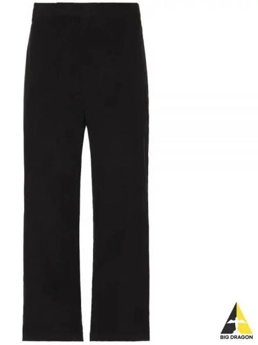 Men's Corduroy Straight Pants Black - THOM BROWNE - BALAAN 2