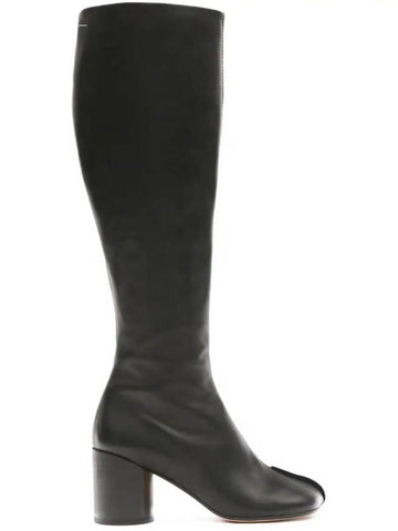 Mm6 Maison Margiela Leather Knee-High Boots - MAISON MARGIELA - BALAAN 1