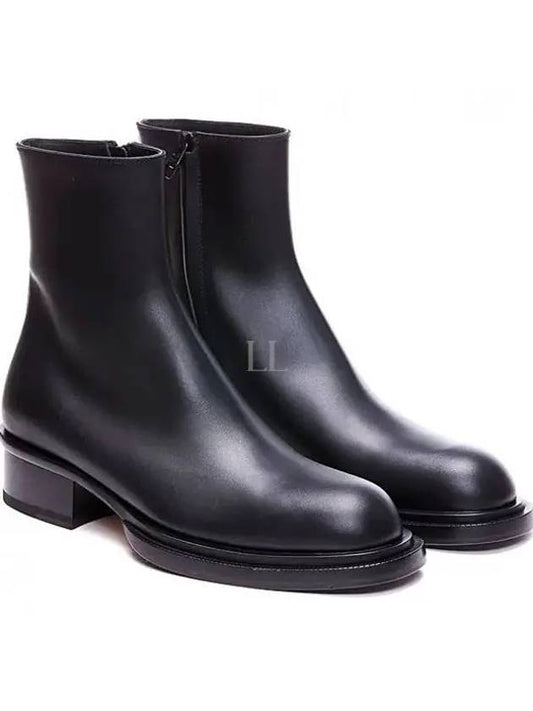 Zip Biker Boots Black - ALEXANDER MCQUEEN - BALAAN 2