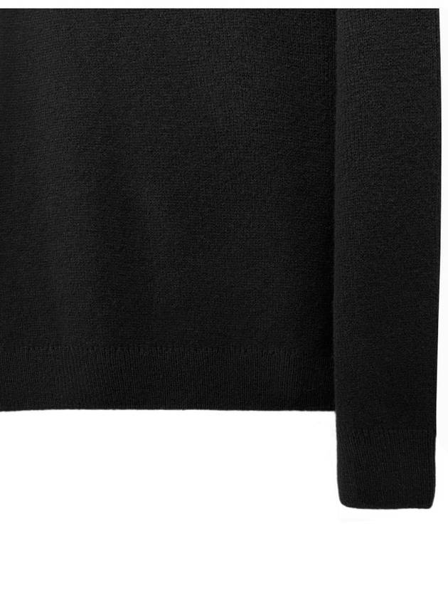 Fox Head Oversized Fit Jacquard Knit Top Black - MAISON KITSUNE - BALAAN 5