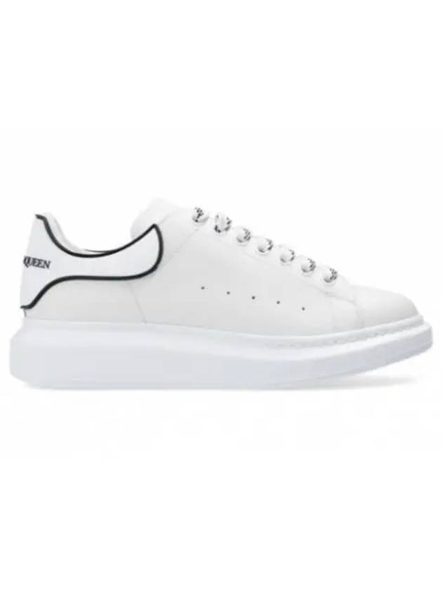 Larry Oversole Black Line Tab Low Top Sneakers White - ALEXANDER MCQUEEN - BALAAN 2