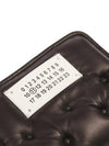 Numbers Motif Padded Leather Coin Purse Black - MAISON MARGIELA - BALAAN 5