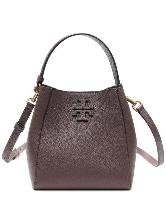 McGraw Small Tote Bag Brown - TORY BURCH - BALAAN 2