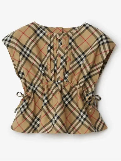 Kids Vintage Check Blouse Archive Beige - BURBERRY - BALAAN 2