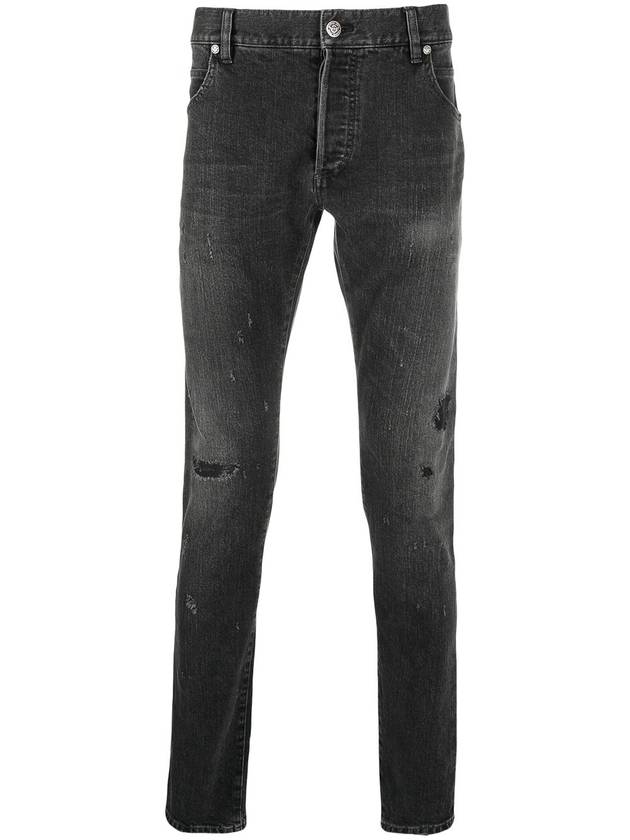 Distressed finish denim jeans VH1MG00 - BALMAIN - BALAAN 1