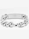 Monogram Chain Bracelet Silver - LOUIS VUITTON - BALAAN 3