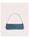 Dulce Semi Patent Shoulder Bag Petrol - BY FAR - BALAAN 2