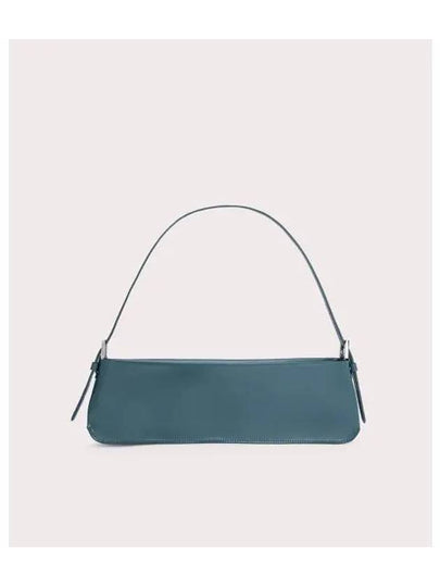 Dulce Semi Patent Shoulder Bag Petrol - BY FAR - BALAAN 2