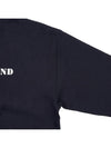 Marina Oversized Cotton Sweatshirt Navy - STONE ISLAND - BALAAN 5