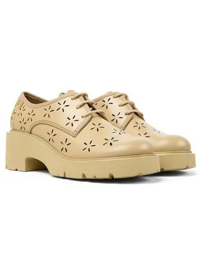 Milah Floral Cut-Out Brogue Loafer Beige - CAMPER - BALAAN 2